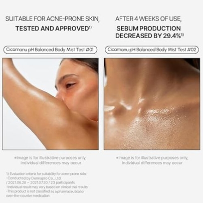 [PARNELL] Спрей для тела pH Balanced Cicamanu 150мл