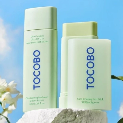 [TOCOBO] Дуэт успокаивающей защиты от солнца Calming UV Protection