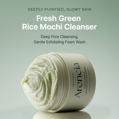[ARENCIA] *renewal* Очищающий набор Fresh Green Rice Mochi Cleanser 120г + 120г