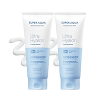 [Missha] Пенка для умывания Super Aqua Ultra Hyalron Cleansing Foam 200мл + 200мл