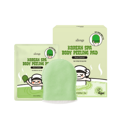 [allongs] Пилинг-пэды для тела Korean Spa Body Peeling Pad Pore Control (5шт)