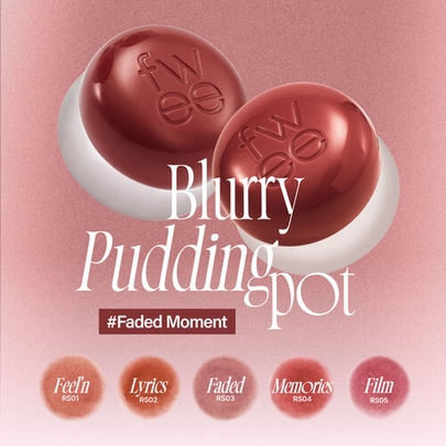 [fwee] *new Keyring Set* Тинт для губ и щёк Lip&Cheek Blurry Pudding Pot (30 цветов)