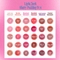 [fwee] *new Keyring Set* Тинт для губ и щёк Lip&Cheek Blurry Pudding Pot (30 цветов)