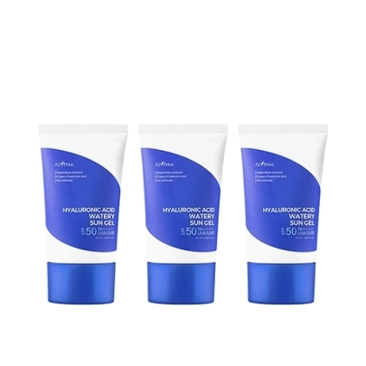 [Isntree] Солнцезащитный гель с гиалуроновой кислотой Hyaluronic Acid Watery Sun Gel, 50 мл (3 шт.)
