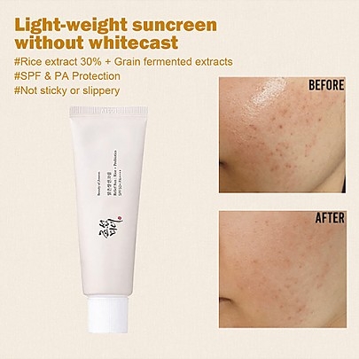 [Beauty of Joseon] Солнцезащитный крем Relief Sun: Rice + Probiotics, 50 мл (4 шт.)