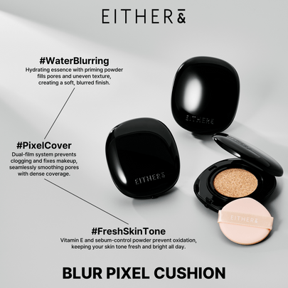 [EITHER&] Кушон Blur Pixel Cushion (4 цвета)
