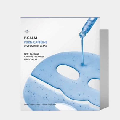 [P.CALM] Ночная маска с PDRN и кофеином (4шт)