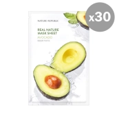 [Nature Republic] Тканевая маска Real Nature Avocado (30шт)