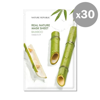 [Nature Republic] Тканевая маска Real Nature Bamboo (30шт)