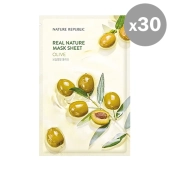 [Nature Republic] Тканевая маска Real Nature Olive (30шт)