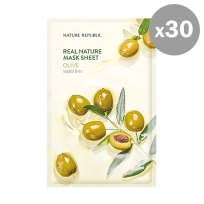 [Nature Republic] Тканевая маска Real Nature Olive (30шт)