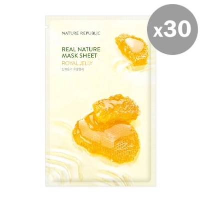 [Nature Republic] Тканевая маска Real Nature Royal Jelly (30шт)