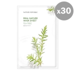[Nature Republic] Тканевая маска Real Nature Tea Tree (30шт)