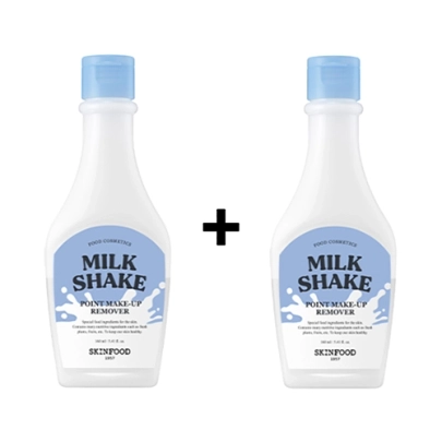 [Skinfood] ★1+1★  *Renewal* Средство для снятия макияжа с глаз и губ Milk Shake Point Makeup Remover 160мл