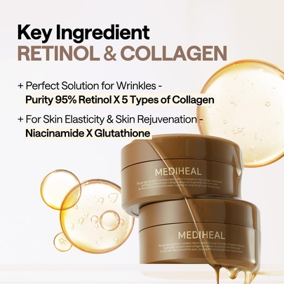 [Mediheal] Патчи для глаз Retinol Collagen Eye Ampoule Patch