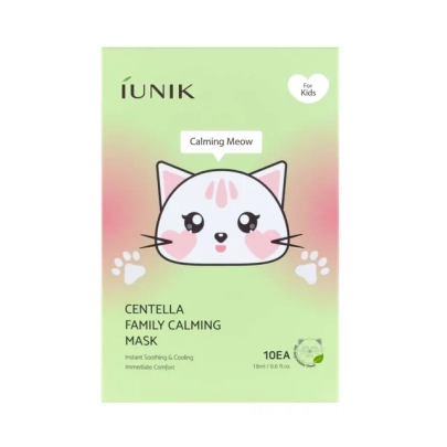 [iUNIK] Успокаивающая маска для детей Centella Family Calming Mask for Kids (10шт)