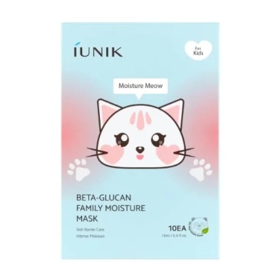 [iUNIK] Увлажняющая маска для детей Beta Glucan Family Moisture Mask for Kids (10шт)