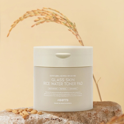 [OOTD Beauty] Тонер-пэды с рисовой водой для эффекта glass skin Glass Skin Rice Water Toner Pad 120мл (70пэдов)