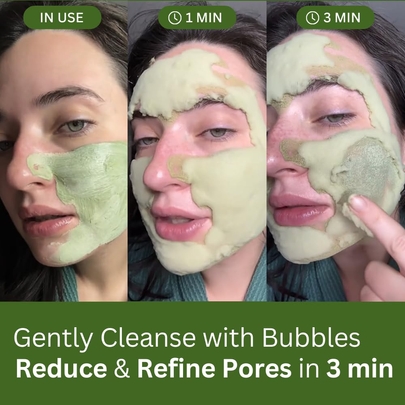 [P.CALM] Глубоко очищающая пузырьковая маска Holy Basil Bubble Deep Mask 90мл