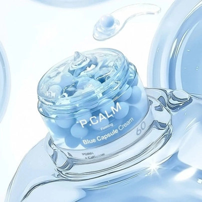 [P.CALM] Крем PDRN Caffeine Blue Capsule 60 Cream 50мл