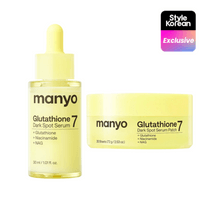 [ma:nyo] Набор Glutathione 7 против пигментных пятен (сыворотка + патчи)