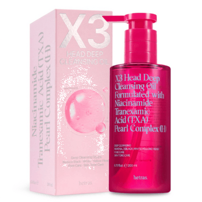 [hetras] Глубоко очищающее масло для кожи головы X3 Head Deep Cleansing Oil 200мл