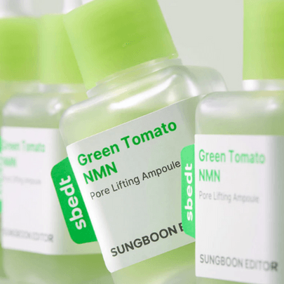 [SUNGBOON EDITOR] Ампула для сужения пор с зелёным томатом и NMN Green Tomato NMN Pore Minimizing Ampoule 40мл