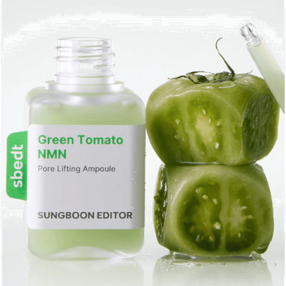 [SUNGBOON EDITOR] Ампула для сужения пор с зелёным томатом и NMN Green Tomato NMN Pore Minimizing Ampoule 40мл