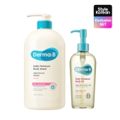 [Derma-B] Набор для душа и ухода за телом Fresh Peach Shower & Body Oil Set