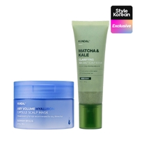 [KUNDAL] Набор для детокса кожи головы и объёма волос Scalp Detox & Volume Care Set