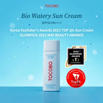 [TOCOBO] Солнцезащитный крем Bio Watery Sun Cream SPF50+ PA++++ (3шт)
