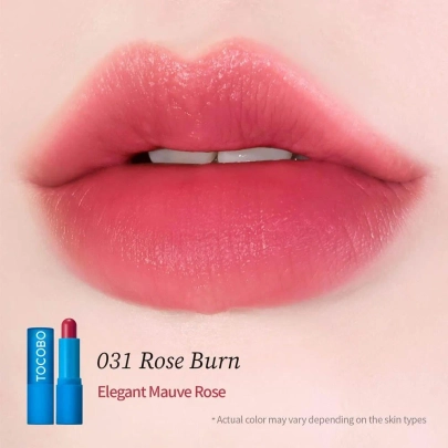 [TOCOBO] ★1+1★  Кремово-пудровый бальзам для губ Powder Cream Lip Balm (031 Rose Burn)