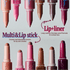[fwee] Стойкий двойной карандаш-лайнер для губ Long-Lasting Dual Coloring Stick Lip Liner 1.2г (6 оттенков)