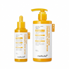 [MEDICUBE] Двойной набор Kojic Acid Turmeric Peel Shot для лица и тела