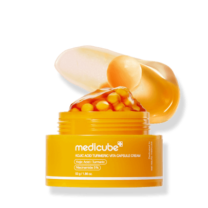 [MEDICUBE] Крем-капсулы с койевой кислотой и куркумой Kojic Acid Turmeric Vita Capsule Cream