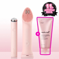 [MEDICUBE] Набор PDRN Gentle Cleansing Routine (устройство для очищения + очищающее средство PDRN Cleanser)