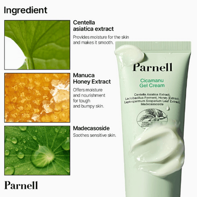 [PARNELL] Гель-крем с цикой и манука Cicamanu Gel Cream 75мл