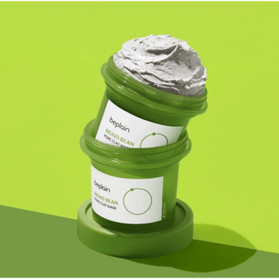 [beplain] Глиняная маска для пор с машем Mung Bean Pore Clay Mask 120мл