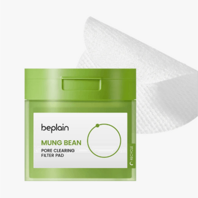 [beplain] Очищающие пэды для пор с машем Mung Bean Pore Clearing Filter Pad (70шт)