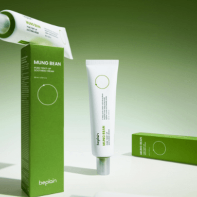 [beplain] Успокаивающий крем для сужения пор с машем Mung Bean Pore Tight-Up Soothing Cream 60мл