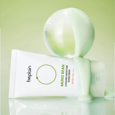[beplain] Увлажняющий солнцезащитный крем с охлаждающим эффектом Mung Bean Cooling Moisture Sunscreen 50мл