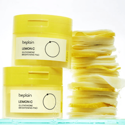 [beplain] Осветляющие пэды с лимоном и глутатионом Lemon C Glutathione Brightening Pad (70шт)
