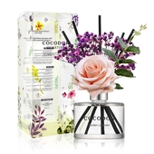 [COCODOR] Диффузор с розой Rose Flower Diffuser 200мл (Garden Lavender)