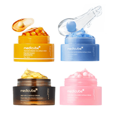 [MEDICUBE] Набор капсульных кремов Capsule Cream Set (PDRN + Vita C + Kojic + Hyaluronic)