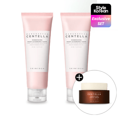 [SKIN1004] Дуо пенки для глубокого очищения пор Madagascar Centella Poremizing Deep Cleansing Foam 125мл + 125мл
