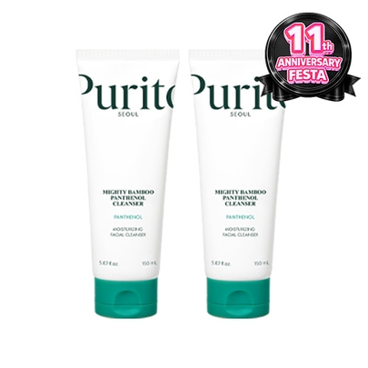 [Purito Seoul] Дуо очищающего средства с бамбуком и пантенолом Mighty Bamboo Panthenol Cleanser 150мл