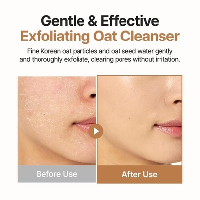 [Purito Seoul] Дуо мягкого очищающего средства с овсом Oat In Gentle Exfoliating Face Cleanser 150мл