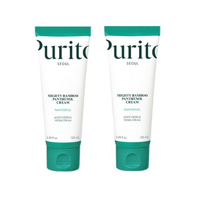 [Purito Seoul] Крем с бамбуком и пантенолом Mighty Bamboo Panthenol Cream Double Duo (100мл + 100мл)