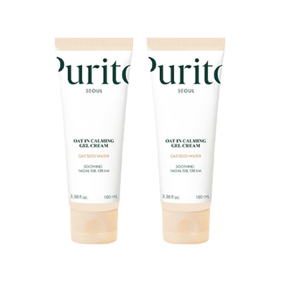 [Purito Seoul] renewal Успокаивающий гель-крем с овсом Oat-in Calming Gel Cream Double Duo (100мл + 100мл)