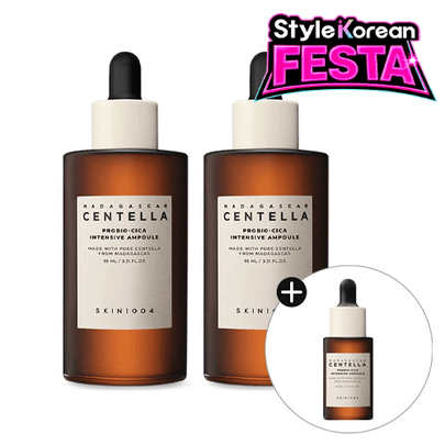[SKIN1004] (Большой размер) Madagascar Centella Probio-Cica Intensive Ampoule 95мл + 95мл